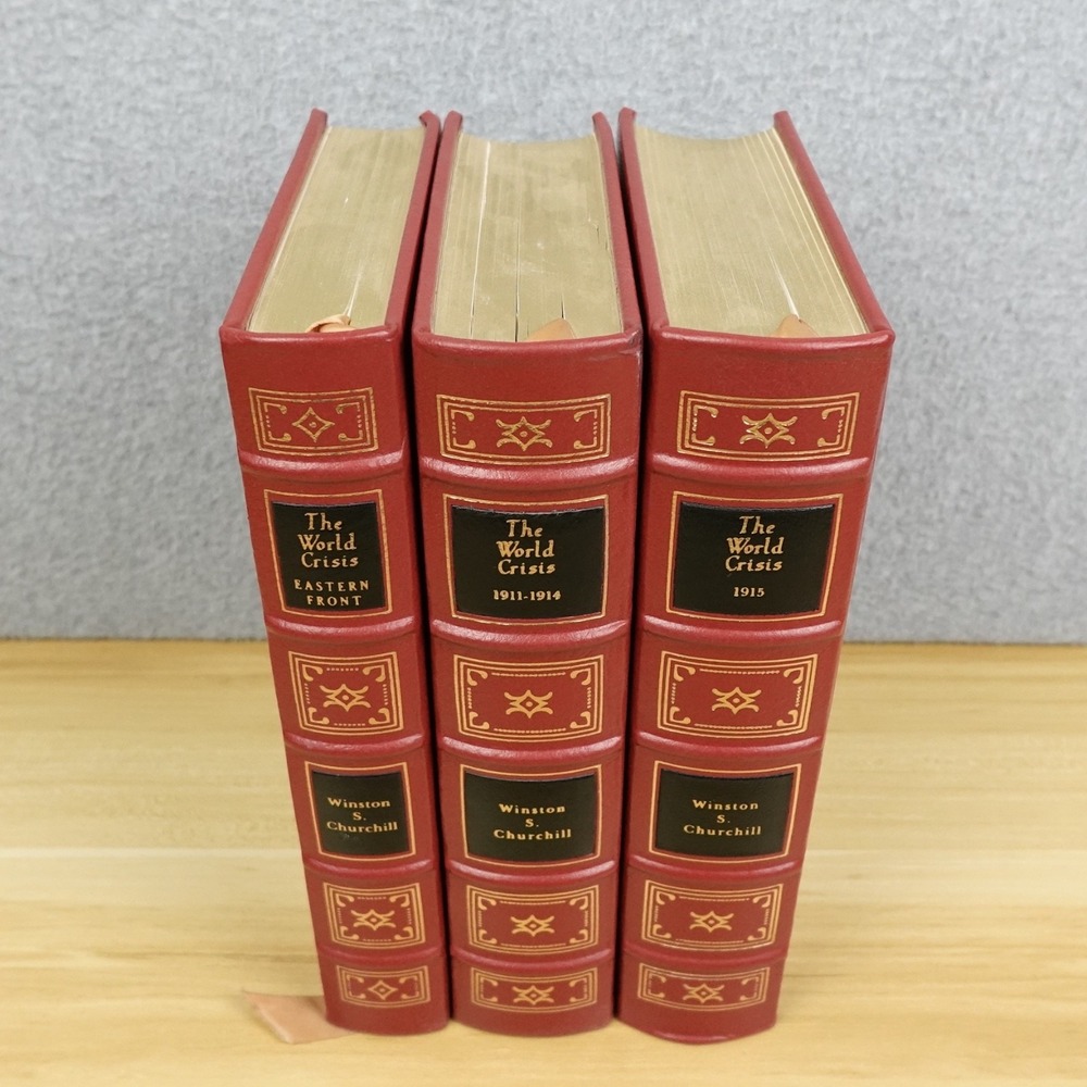The World Crisis Winston Churchill 1911-1914, 1915, Eastern Front, Easton Press